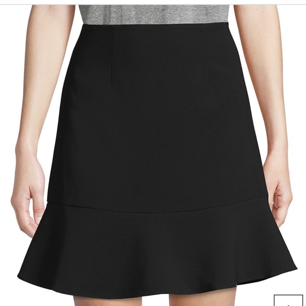 The Limited Black Ruffle Skirt